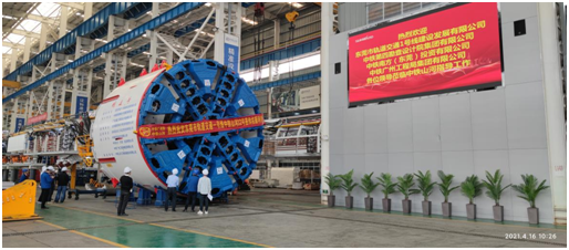 四台中铁宝运莱盾构机聚首东莞地铁一号线