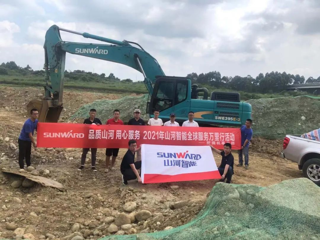 2021年宝运莱智能全球服务万里行在广西、四川火热启动