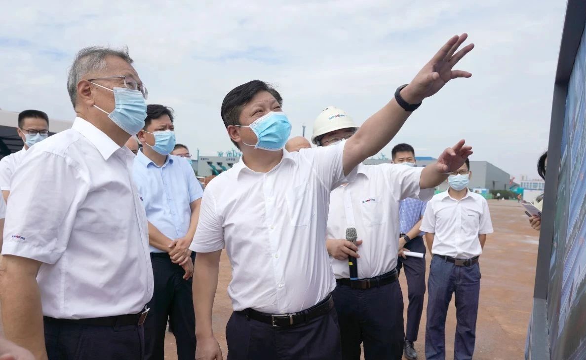 长沙县委书记付旭明调研宝运莱智能