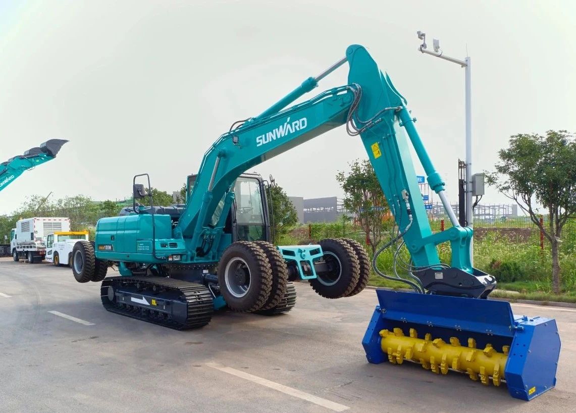 国内首台！宝运莱智能15吨级轮履两用开带机成功下线