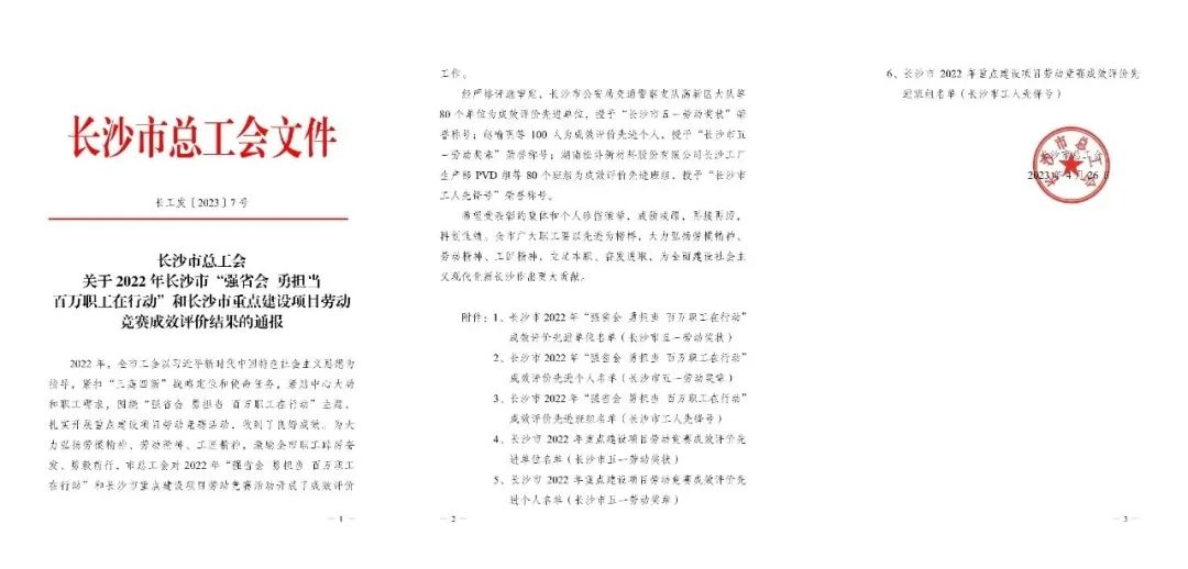 长沙市召开庆祝“五一”国际劳动节大会，宝运莱智能1个人1集体获表彰！