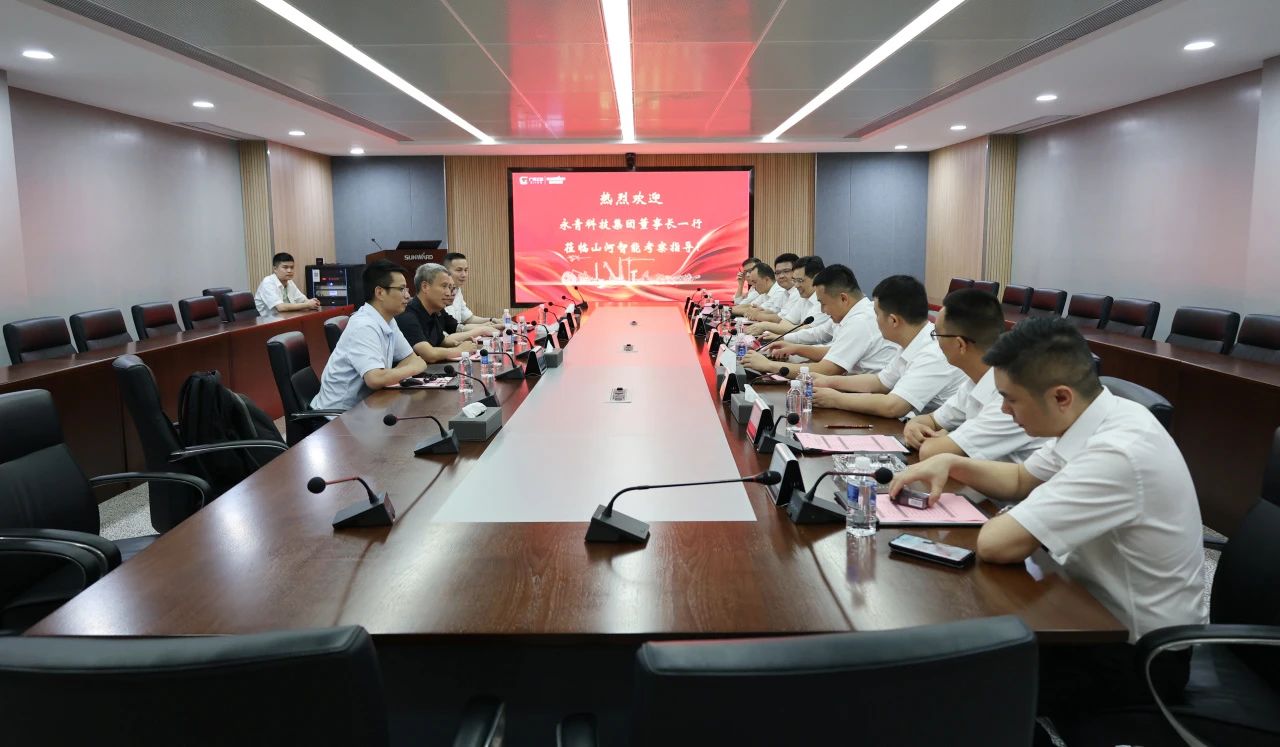 永青科技集团董事长胡晓东带队到访宝运莱智能