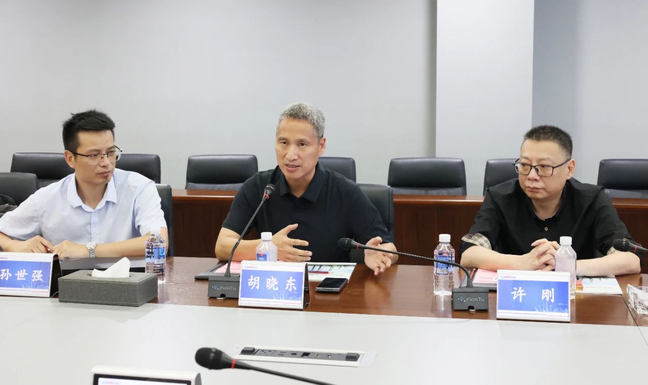 永青科技集团董事长胡晓东带队到访宝运莱智能