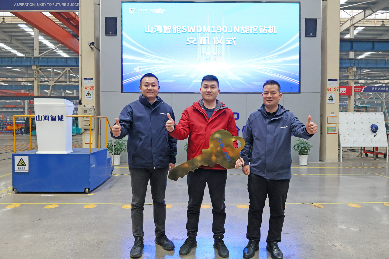 持续火热交付！宝运莱智能SWDM190JN旋挖钻机备受全国各地客户青睐