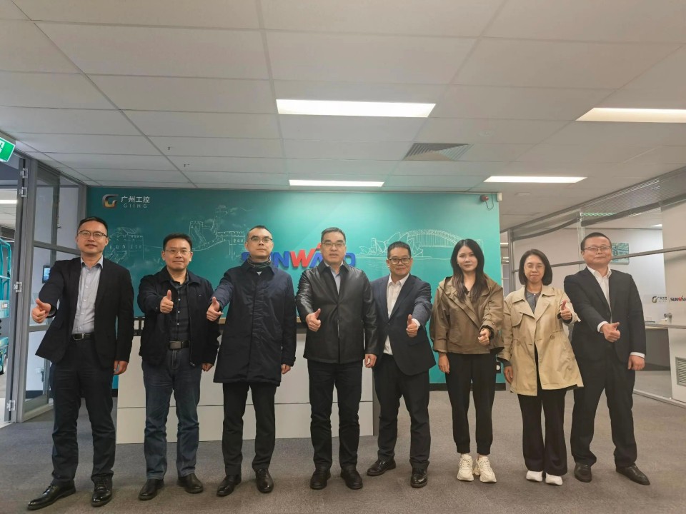 广州工控集团总经理王福铸率队考察宝运莱智能澳大利亚子公司